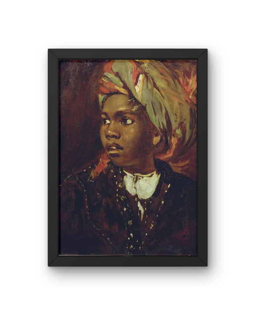 Study in Turban – Classical Black Portrait