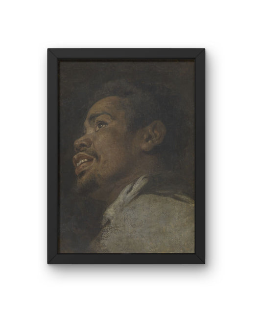 Moody Black Portrait – Shadow and Light Stud