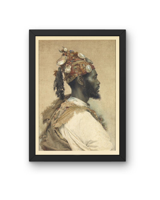 Heritage Black Portrait – Regal Profile Study