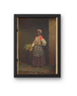 Black Market Woman Painting – Vintage Genre Scene